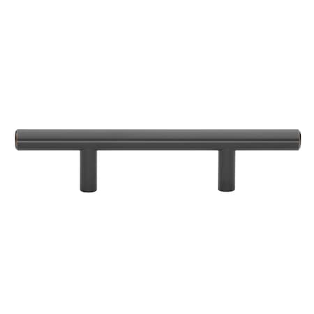 Gliderite Hardware 3 in. Center to Center Oil Rubbed Bronze Solid Steel Bar Pull - 5000-76-ORB, 10PK 5000-76-ORB-10